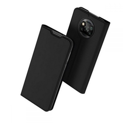 Θήκη DUX DUCIS SkinPro Folio Wallet για XIAOMI POCOPHONE POCO X3 NFC - ΜΑΥΡΟ 