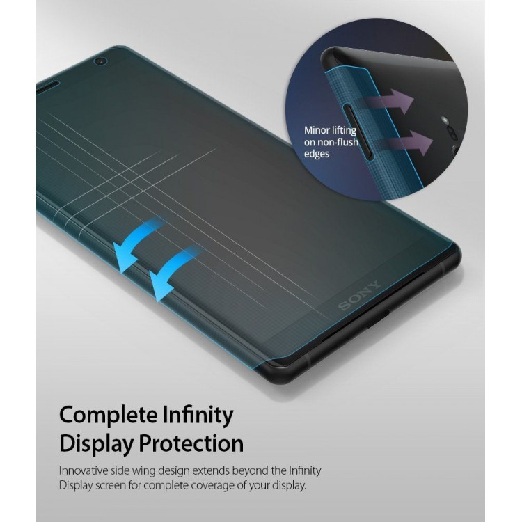 RINGKE INVISIBLE DEFENDER Case FRIENDLY Μεμβάνη προστασίας FULL CURVED 3D για HUAWEI MATE 20 LITE - 3 TEM - CLEAR
