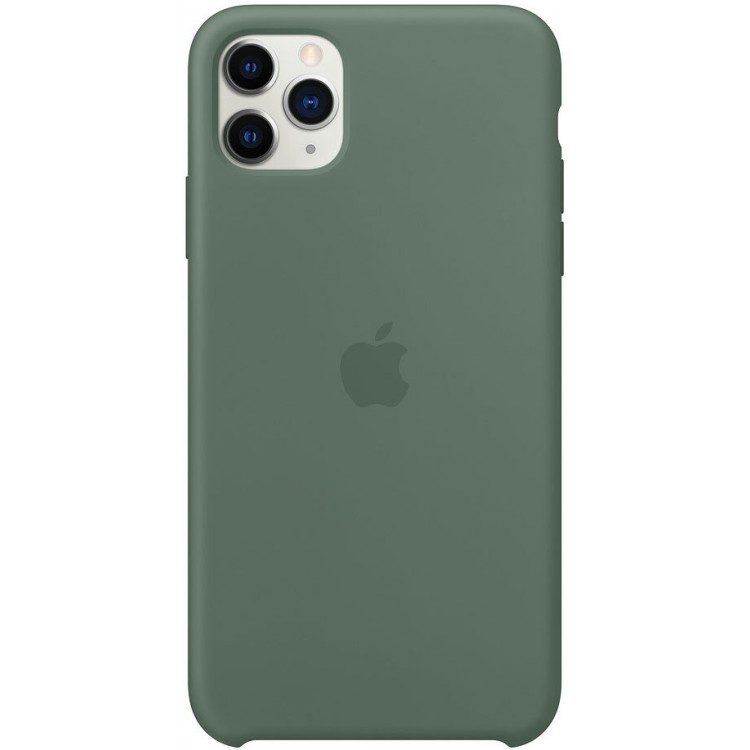 Θήκη Γνήσια Apple Silicone για iPhone 11 PRO MAX 6.5 - Pine ΠΡΑΣΙΝΟ - MX012ZMA