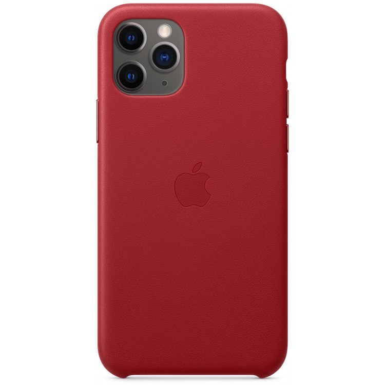 Θήκη Γνήσια Apple Δερμάτινη για iPhone 11 Pro 5.8 - ΚΟΚΚΙΝΟ - MWYF2ZMA