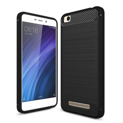 Θήκη TECH PROTECT CARBON για XIAOMI smartphone REDMI 4A - ΜΑΥΡΟ