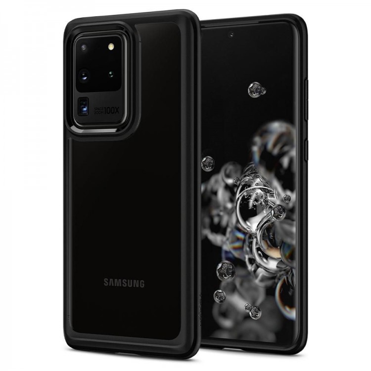 Θήκη Spigen SGP Ultra Hybrid για Samsung Galaxy S20 ULTRA - ΔΙΑΦΑΝΟ ΜΑΥΡΟ - ACS00714