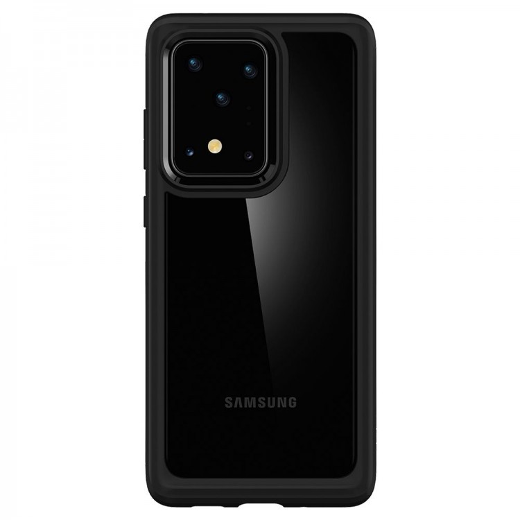 Θήκη Spigen SGP Ultra Hybrid για Samsung Galaxy S20 ULTRA - ΔΙΑΦΑΝΟ ΜΑΥΡΟ - ACS00714