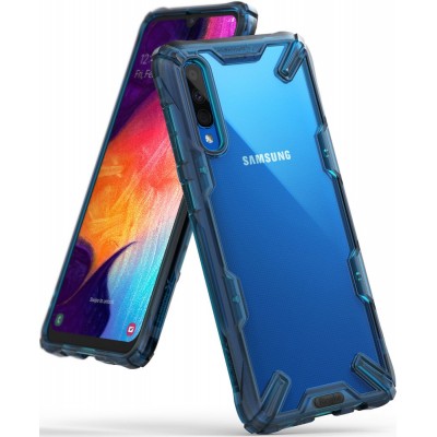 Case RINGKE FUSION X for Samsung GALAXY A50 - BLUE