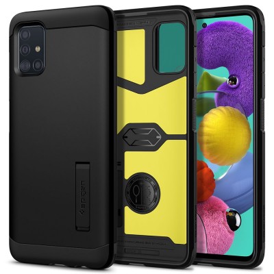 Θήκη Spigen SGP TOUGH Armor για Samsung Galaxy A71 2020 - ΜΑΥΡΟ - ACS00933