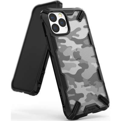 Θήκη RINGKE FUSION X για APPLE IPHONE 11 PRO MAX - CAMO ΜΑΥΡΟ