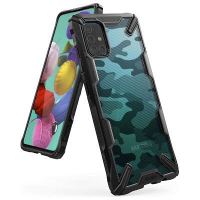 Θήκη RINGKE FUSION X για Samsung GALAXY A51 2020 - CAMO ΜΑΥΡΟ