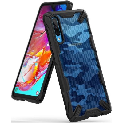 Θήκη RINGKE FUSION X για Samsung GALAXY A50 - CAMO ΜΑΥΡΟ