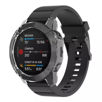 Θήκη Tech Protect DEFENSE Frame για Garmin Fenix 6, 6 Pro - ΜΑΥΡΟ