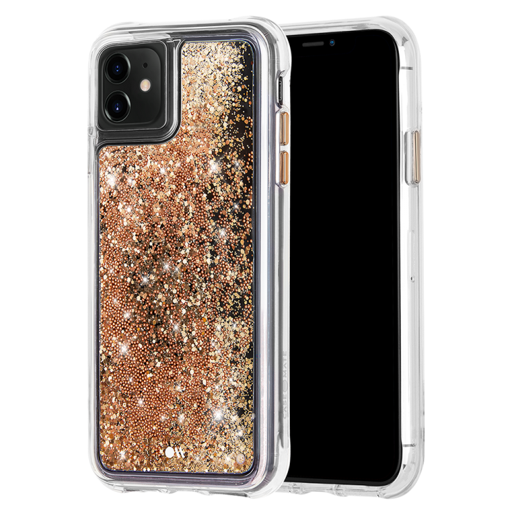 Θήκη Case-mate Coque Glitter Waterfall series για Apple iPhone 11 - ΧΡΥΣΟ - CM-CM039360 