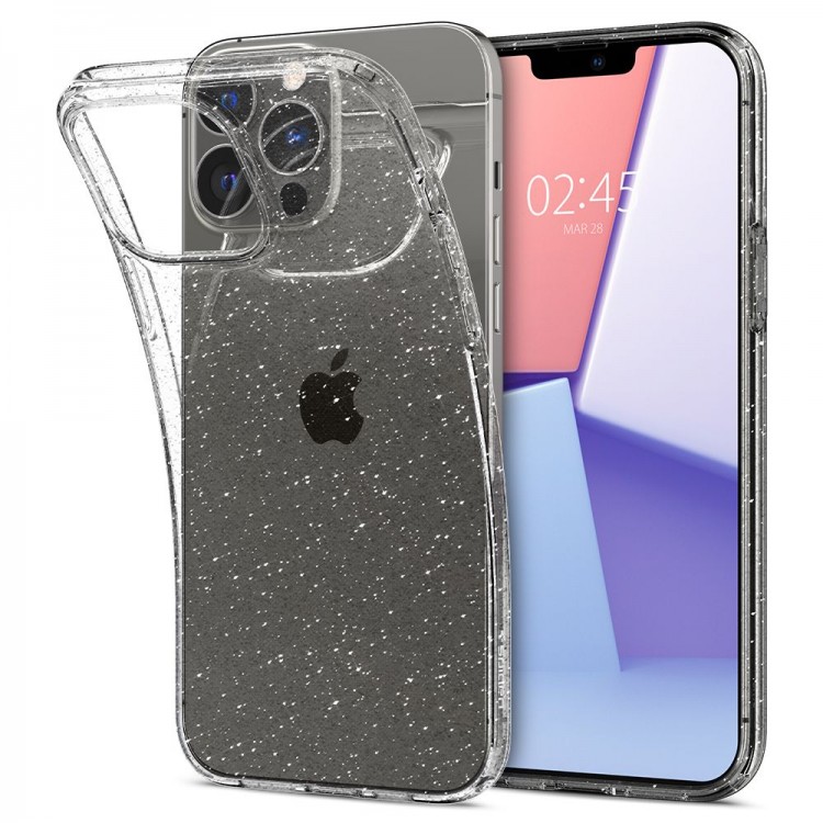 Θήκη Spigen SGP Liquid Crystal για Apple iPhone 13 PRO MAX - ΔΙΑΦΑΝΗ GLITTER - ACS03198