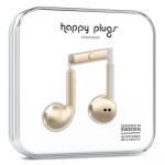 Happy Plugs ακουστικά με μικρόφωνο & Remote DELUXE EDITION Plus - Χρυσό