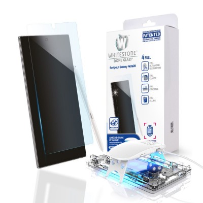 WHITESTONE DOME Tempered Glass Fullcover 3D 9H 0.33MM FULL CURVED for Samsung Galaxy NOTE 20 - CLEAR