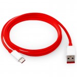OnePlus OFFICIAL USB-A σε USB-C καλώδιο φορτισης/σύνδεσης 65W, 6.5A 1.0M - ΚΟΚΚΙΝΟ - C201A