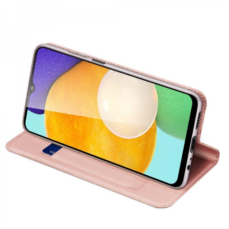 Θήκη DUX DUCIS SkinPro Folio Wallet για Samsung Galaxy A03S 2021 - ROSEGOLD
