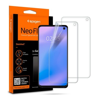 Spigen SGP Μεμβράνη προστασίας Film Neo Flex Crystal Clear για Samsung Galaxy S10 case friendly - 605FL25696 - [2 TEM]