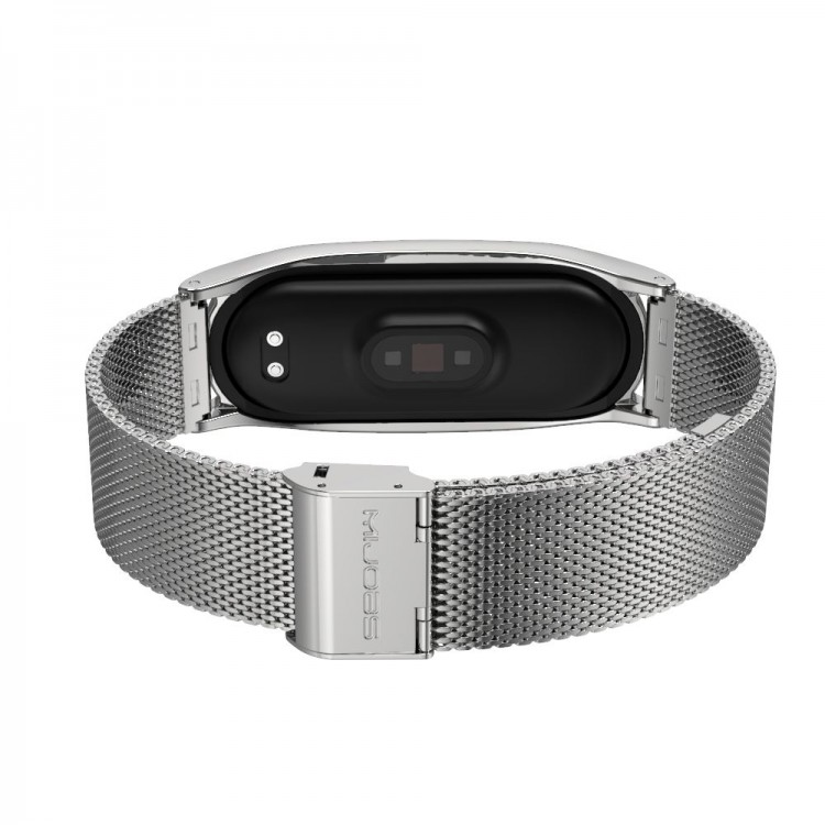 Tech Protect MILANESEBAND λουράκι για XIAOMI MI BAND 5 smartwatch - ΑΣΗΜΙ