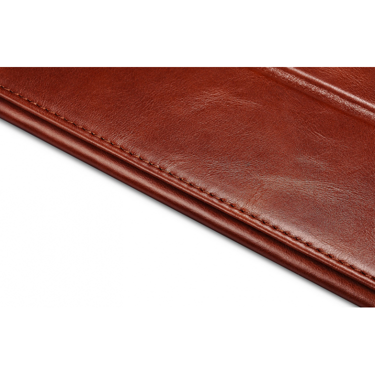 Case ICARER FOLIO Leather VINTAGE για iPad MINI 5 2019 - Καφέ - RID-799BN
