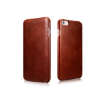 Θήκη iCarer VINTAGE Card Leather Series CURVED EDGE για iPhone 6 6s - ΚΑΦΕ