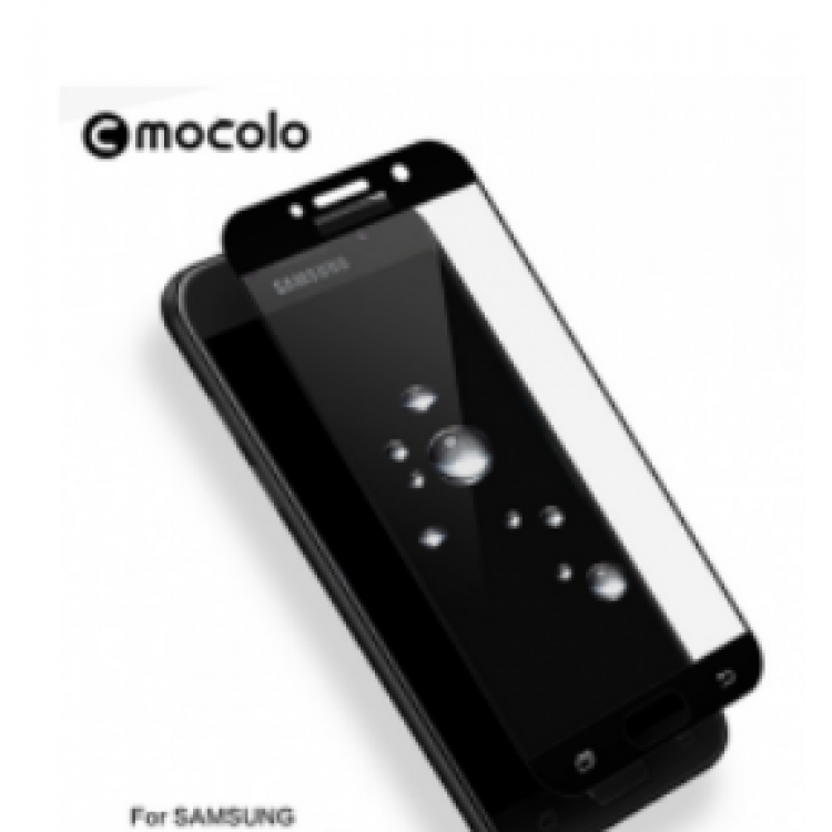 Γυαλί προστασίας Fullcover BS MOCOLO TG+3D 0.3MM Tempered Glass για Samsung Galaxy A8 2018 - ΜΑΥΡΟ 