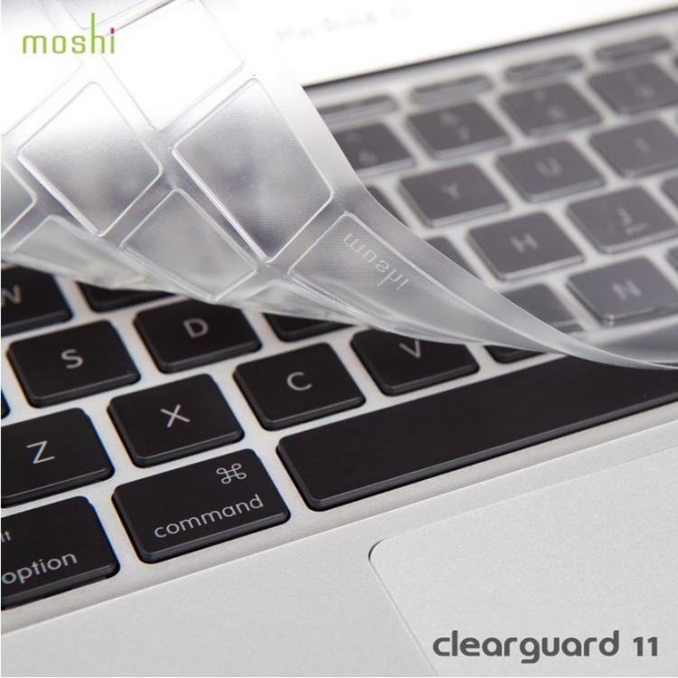 Moshi Clearguard Κάλυμμα πληκτρολογίου για MacBook, όλα τα MacBook Pro και Retina, MacBook Air 13 EU layout - 99MO021903