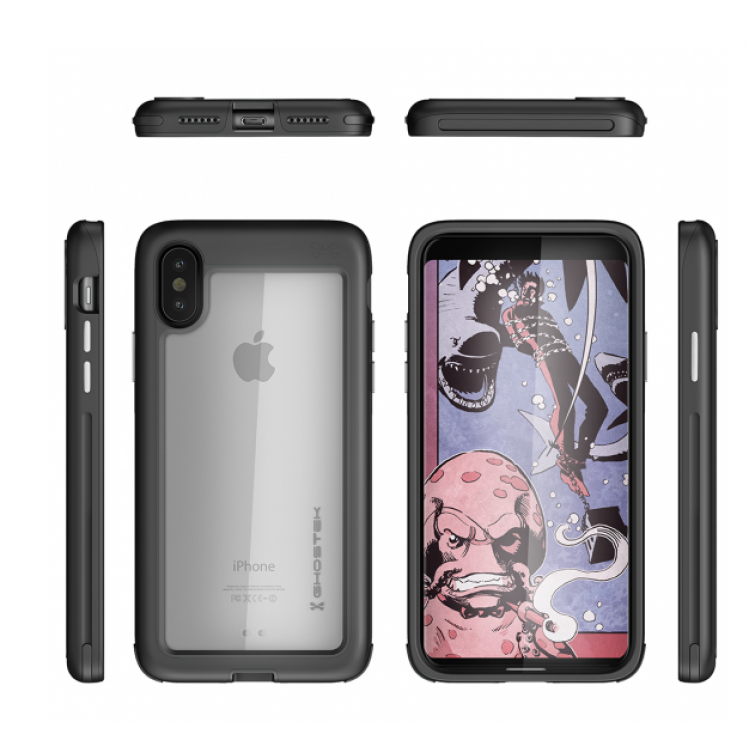 ΘΗΚΗ GHOSTEK Atomic Slim 2 Rugged για Apple iPhone XS MAX - ΜΑΥΡΟ - GHOCAS1038