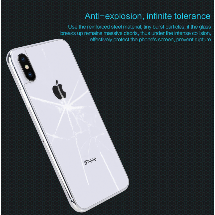 Nillkin Γυαλί προστασίας Nanometer Amazing H Anti-Explosion ΓΥΑΛΙ ΠΛΑΤΗΣ για Apple iPhone X - HG-SP AP-IPHONE X