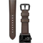 Nomad Horween Δερμάτινο Strap Traditional για Apple Watch 1,2,3,4,5 - 38mm-40mm - ΚΑΦΕ ΜΑΥΡΟ - NM1A3RBT00