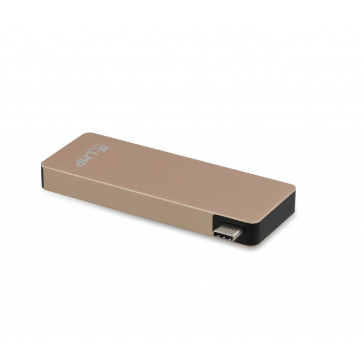 LMP Μετατροπέας USB-C Basic Hub 6-Port, 3x USB 3.0, SD,microSD, USB-C (PD), ΑΛΟΥΜΙΝΙΟΥ - ROSEGOLD