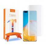 T-MAX UV GLASS Γυαλί προστασίας Case Friendly Fullcover 3D FULL CURVED 0.3MM  για HUAWEI P40 PRO - ΔΙΑΦΑΝΟ - TMX041