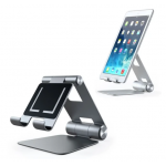 SATECHI R1 UNIVERSAL βάση Aλουμινίου για SmartPhones, Tablets, NOTEBOOK - ΓΚΡΙ - SA-ST-R1M