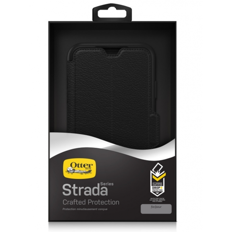 Θήκη Otterbox Strada Series Leder Δερμάτινη Folio για Apple iPhone XS Max 6.5 - ΜΑΥΡΟ - 77-60132
