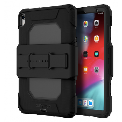 Case Griffin Survivor All-Terrain with Handstrap for iPad Pro 11 2018 - BLACK - GIPD-002-BLK 