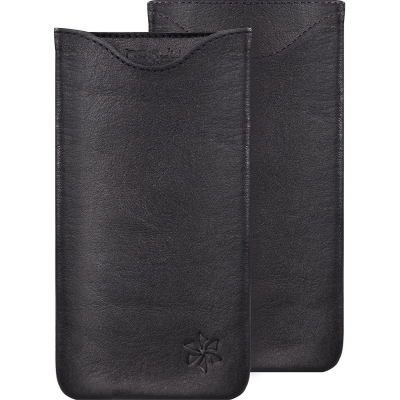 Case Honju FIT Sleeve Pouch Leather Series for iPhone 6 Plus, 6s PLUS, 7 PLUS, 8 PLUS - BLACK - HFAI7PLUS