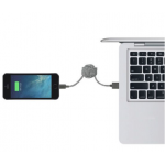 NATIVE UNION Key cable Μπρελόκ Καλώδιο LIGHTNING mfi για Apple iPhone, 15εκ. - ΜΑΥΡΟ - NU-KEY-L-CS-BLK-NP