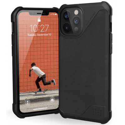 Θήκη UAG METROPOLIS LT, LTHR για Apple iPhone 12, 12 PRO 6.1 - ΜΑΥΡΟ - 11235O118380