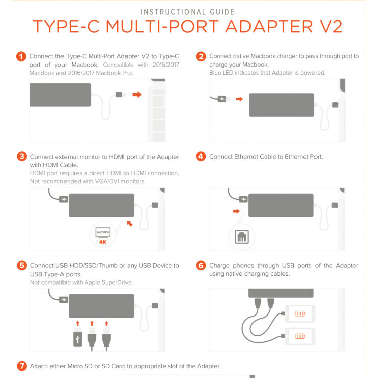 Satechi Aluminum Multi-Port Adapter 4K v2 με Θύρα Ethernet, TYPE-C TO MULTI PORT HUB - ΑΣΗΜΙ - ST-TCMA2S