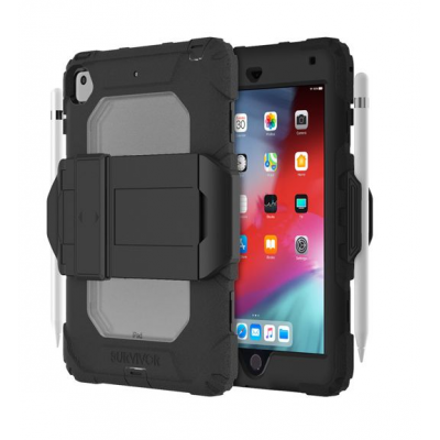 Case Griffin Survivor All-Terrain με χειρολαβή για APPLE iPad Mini 5, 4 - Μαύρο - GR-GIPD-005-BLK