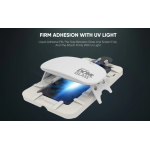 WHITESTONE DOME Γυαλί προστασίας UV LED KIT Fullcover 2-SET 3D 9H 0.33MM FULL CURVED για GOOGLE PIXEL 8 PRO  - ΔΙΑΦΑΝΟ - 2 TEM