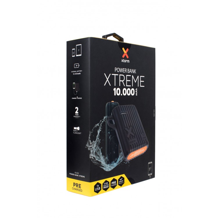 Xtorm AL420 Pack Summer Waterproof εξωτερική Μπαταρία PowerBank 10000mAh + 5W Gecko BS050 Αδιάβροχο Ασύρματο Ηχείο - XT-AL420+BS050