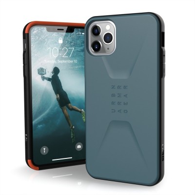 Θήκη UAG Civilian για Apple iPhone 11 PRO MAX - Slate gray ΜΠΛΕ - 11172D115454