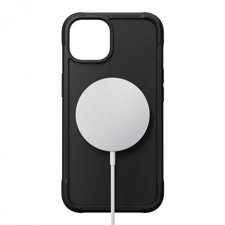 NOMAD θήκη Rugged Protective MagSafe με Πολυκαρβονικό πλαίσιο για Apple iPhone 14 6.1 - ΜΑΥΡΟ - NM01250685