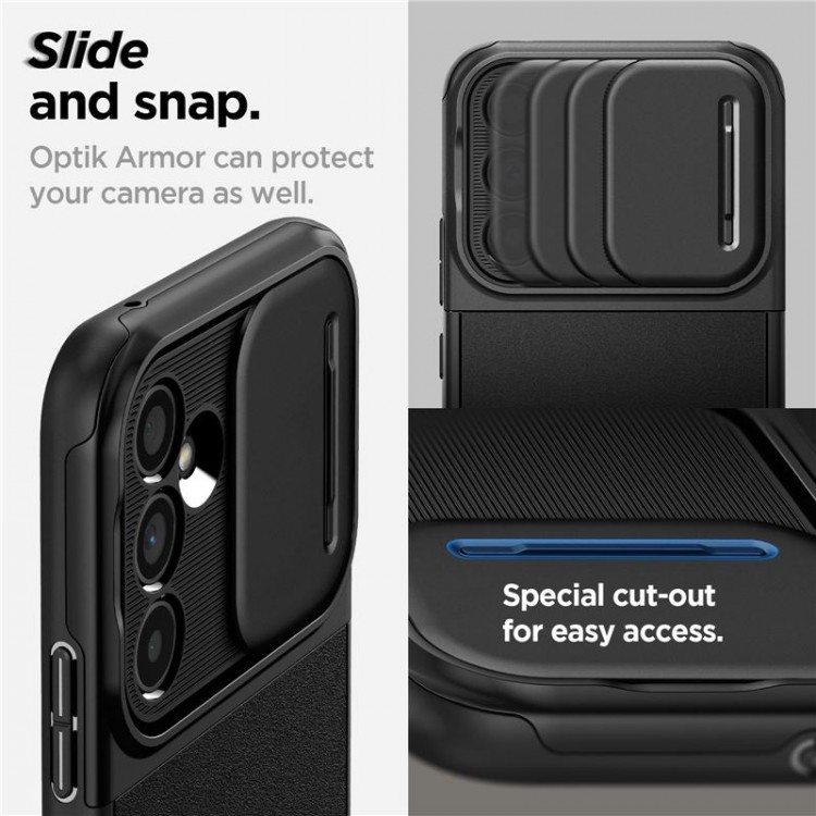 Θήκη Spigen SGP Optik Armor για Samsung Galaxy A54 5G - ACS05891 - ΜΑΥΡΟ