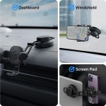 Spigen SGP OneTap Universal Βάση αυτοκινήτου για Smartphones Dashboard/Windshield UTS35 - ΜΑΥΡΟ - ACP05506