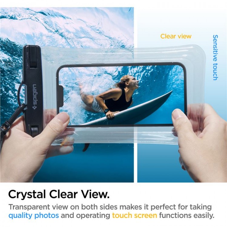 Spigen Aqua Shield WaterProof Floating Case A610 2 Pack, crystal clear - AMP04528