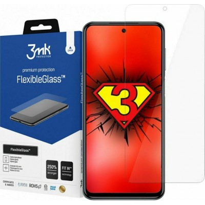 3MK Γυαλί προστασίας 7H FLEXIBLE GLASS για XIAOMI REDMI NOTE 10, POCO M3 PRO - ΔΙΑΦΑΝΟ
