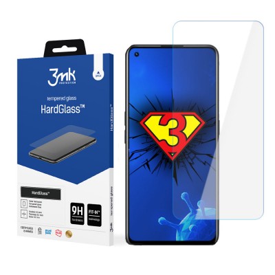 3MK Γυαλί προστασίας HARDGLASS 9h για Realme 9 5G, Realme 9 Pro 5G - ΔΙΑΦΑΝΟ