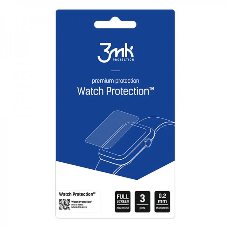 3MK Γυαλί προστασίας 7H FLEXIBLE GLASS για Samsung galaxy smartwatch Watch 4 Classic 46mm - 3 TEM