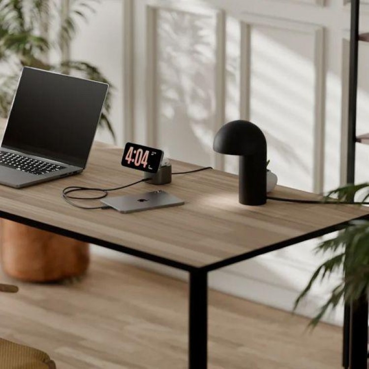 ALOGIC PowerPod 4-σε1 Universal Φορτιστής ταξιδίου, Qi2/MagSafe Wireless Charger for iPhone, Apple Watch, Earbuds και USB-C συσκευές - ΜΑΥΡΟ - AL-AL41WCPO-BK