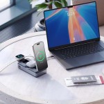 ALOGIC Roam 21.000mAh 6-σε1 Universal Φορτιστής ταξιδίου, Power Bank 15W Qi2, USB-C ,100W με ενσωματωμένο retractable USB-C καλώδιο - ΜΑΥΡΟ - AL-R20KWCPB100W